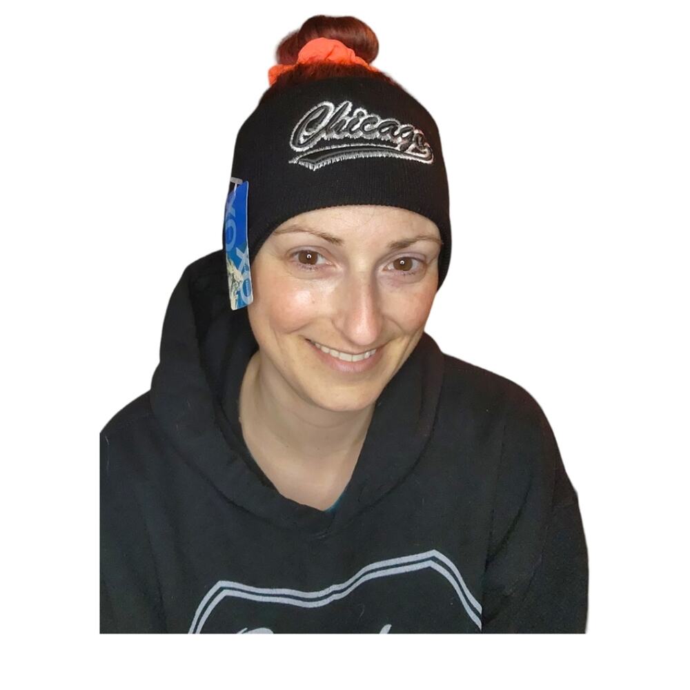 Headband Ear Warmer with Chicago Patch